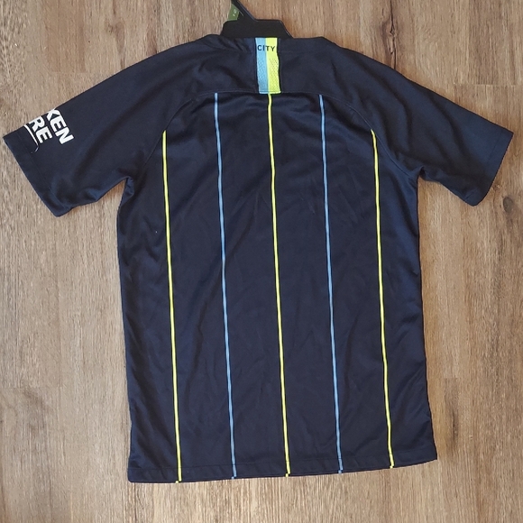 Nike Kids Manchester City Dark Blue Jersey - Picture 8 of 12